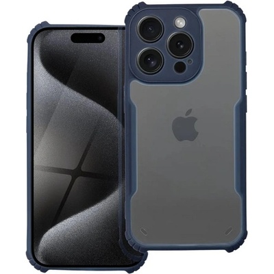 Gigapack iPhone 15 Pro Max GIGAPACK Силиконов протектор за телефон, удароустойчив, протектор за камерата, синьо GP-155873 (GP-155873)