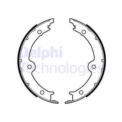 Sada brzdových čeľustí DELPHI LS2131
