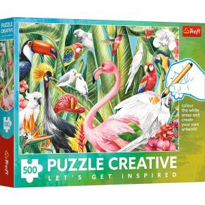 Trefl - Puzzle Creative: Paradise Birds - 500 piese