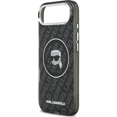 CG Mobile iPhone Air KARL LAGERFELD IML KARL HEAD LOGO MAGSAFE силиконов протектор за телефон, удароустойчив, MagSafe, BLACK KLHMP17MHMKBKHOK (KLHMP17MHMKBKHOK)