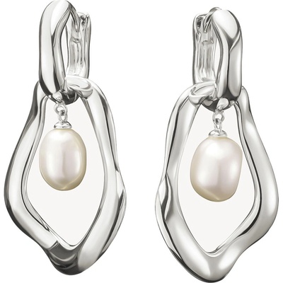 Thomas Sabo H2321-082-14 Hoop Earrings with pearls-Pendant Natural Beauty Silver