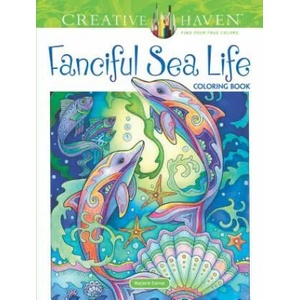 Creative Haven Fanciful Sea Life Coloring Book | Marjorie Sarnat (2018)