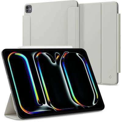 Spigen Калъф за таблет Spigen Air Skin Folio OneTap за iPad Pro 13" 7th gen. 2024 г. Сив (ACS06511)