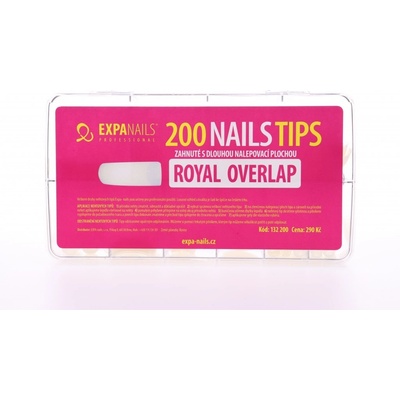Expa Nails Box tipů Royal overlap 200 ks