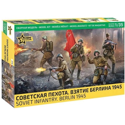 Zvezda Soviet Infantry Berlin 1945 1:35