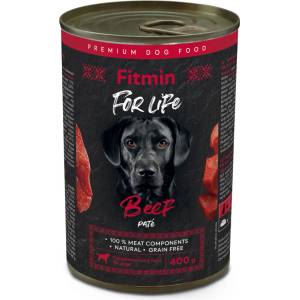 Dibaq Fitmin For Life Консервирано говеждо месо за кучета 400 g