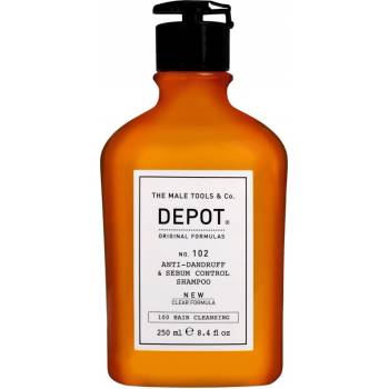 DEPOT No. 102 Šampon proti lupům a nadměrné tvorbě kožního mazu 250 ml