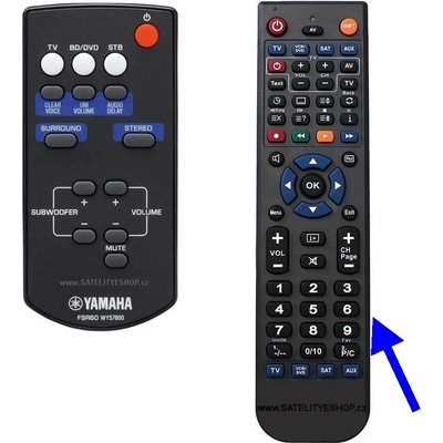 Diaľkový ovládač Yamaha YAS-101