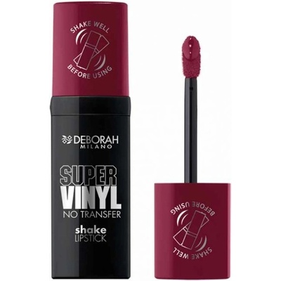 Deborah Milano dloutrvající tekutá rtěnka Super Vinyl, 06 Winery 4,4 g