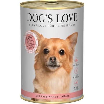 DOG’S LOVE 6x400г Hypoallergen Dog´s Love, консервирана храна за кучета - с конско