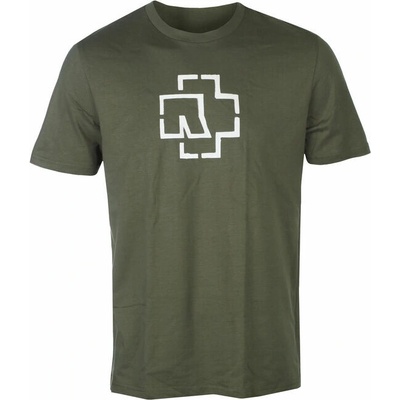 Tričko metal RAMMSTEIN Rammstein Logo zelená