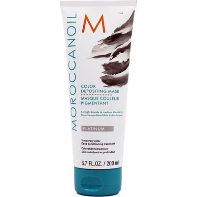 Moroccanoil Color Depositing Mask 200 ml боядисваща маска PLATINUM