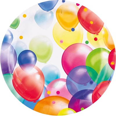 Amscan Чинии - Пастелни балони 8 бр
