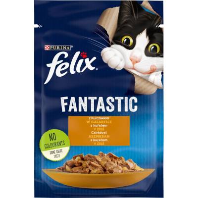 Felix Fantastic Pouches kuřecí 52 x 85 g