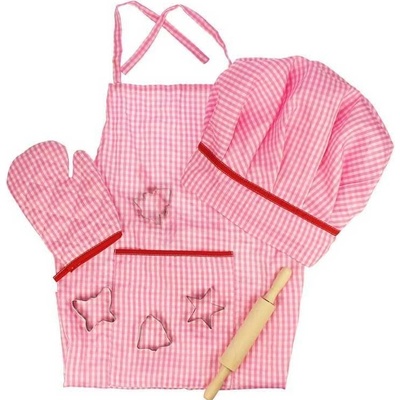 Bigjigs Toys růžový set šéfkuchařky