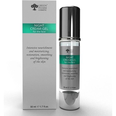 Green Pharm Cosmetic Ukraine Нощен Крем Гел за лице 50мл. Green Pharm Cosmetic Night Cream Gel for the face
