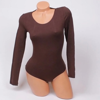 Image 1 of Боди в тъмнокафяв цвят