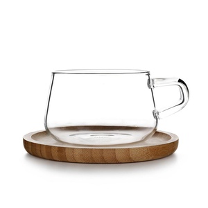 VIVA Чаша за чай с бамбукова подложна чинийка VIVA Classic 250ml (1006992) - topmall