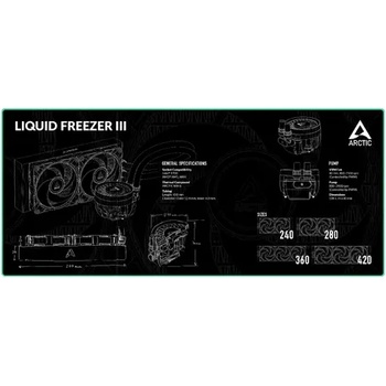 Image 1 of ARCTIC геймърски пад за мишка Gaming Mousepad Liquid Freezer III Design (AEMSE00001A)