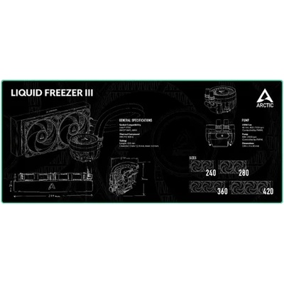 ARCTIC геймърски пад за мишка Gaming Mousepad Liquid Freezer III Design (AEMSE00001A)