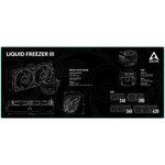 ARCTIC геймърски пад за мишка Gaming Mousepad Liquid Freezer III Design (AEMSE00001A)