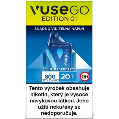 Vuse Go Edition 01 Blue Raspberry 20 mg 600 potáhnutí 1 ks