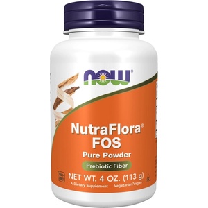 NOW NOW NutraFlora FOS Pure Powder, 113 Grams - fitnesdobavki - 35,01 лв