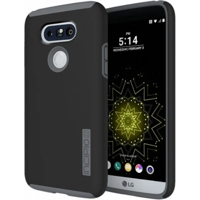 Incipio Калъф за LG G5, хибриден, Incipio DualPro LGE-293-BKCH, удароустойчив, черен (LGE-293-BKCH)