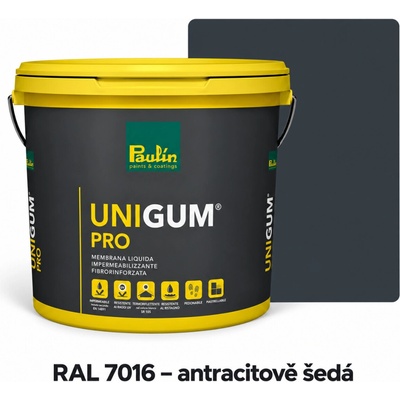 Paulín UNIGUM PRO – tekutá guma a hydroizolační membrána Balení: 5 kg, Odstín: RAL 7016