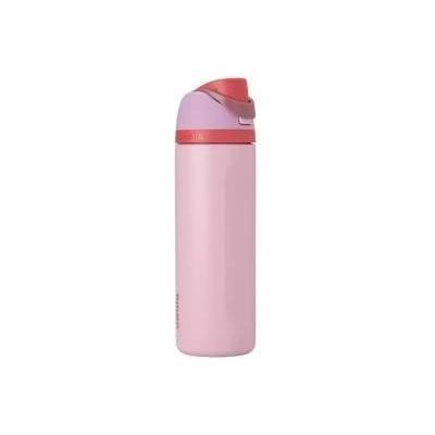 owala FreeSip Insulated Stainless Steel Drinking Bottle with Straw, 710ml - BPA Free, Ideal for Sports, Fitness, Outdoors and Travel, Angle Food Cake - C08141