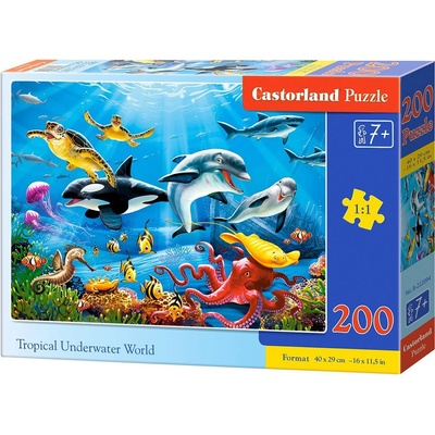 Castorland Пъзел Castorland от 200 части - Тропически подводен свят (B-222094)