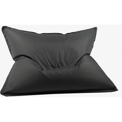 Pufrelax Пуф Голяма възглавница, 350л. , Magic Pillow - Dark Grey, Перящ се калъф, За открито, EPS перли