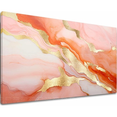 Zlatý dotyk na plátne Odlesky ranného slnka | rôzne rozmery - 60x90 cm
