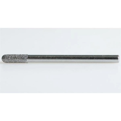 Tělísko brusné pr. 2,0 x 8 mm, válcové s radiusem, Diamantové, stopka pr. 3,0mm