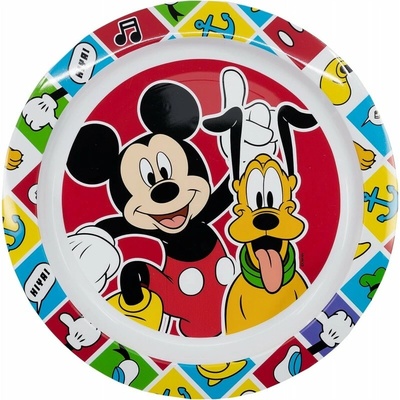 STOR Plastový talíř Mickey Mouse 22 cm