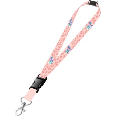 Šňůrka na krk Oxybag s karabinkou Kočka