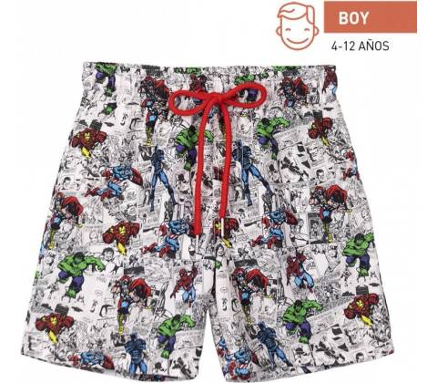 chlapčenské bermudy do vody Marvel