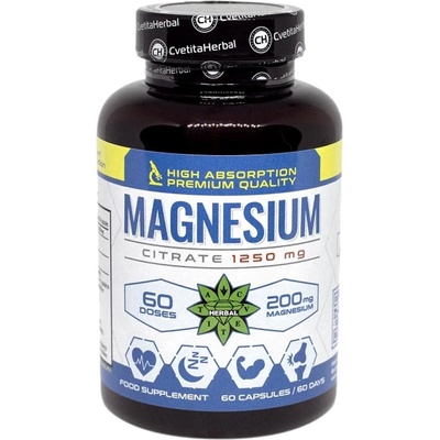 Cvetita Herbal Magnesium Citrate 200 mg [60 капсули]