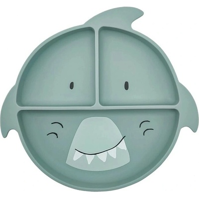 Trixie Dětský silikonový talíř s přísavkou Mr. Shark