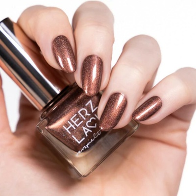 Herzlack Přírodní lak na nehty 15 Free 184 Chocoholic 11 ml