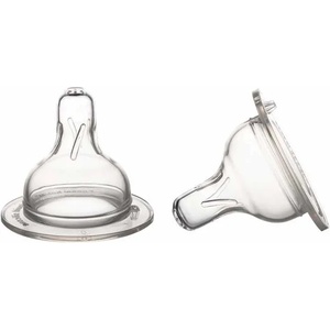 Canpol Силиконови биберони Canpol - Easy Start, Anticolic, 12+ месеца, 2 броя (21/732c) - ozone