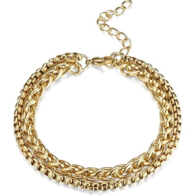 HARAHU Гривна EA-32657 Double - Златна KP32657 (EA-32657)