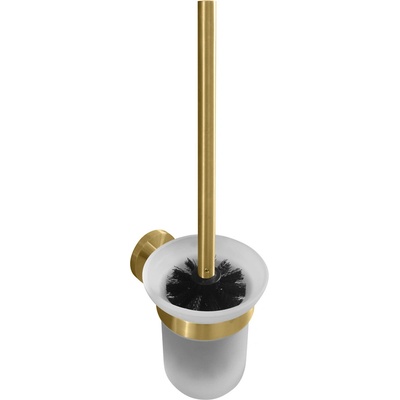 Hopa WC štetka miska sklo 95×360×140 mm zlatá broušená mat KDBE160113017