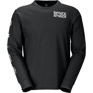 SCOTT Мъжка блуза с дълъг ръкав Scott Tee Graphic L/S Longsleeve - Black (216-8213-0112)