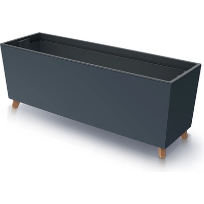 Prosperplast DUC800N-S433 Samozavlažovací truhlík na nožičkách - URBI CASE N antracit 77 cm
