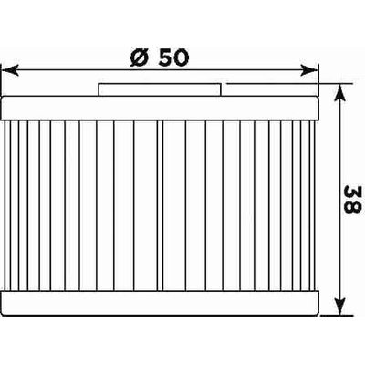MIW Olejový filtr H1008