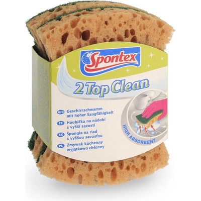 Spontex Top Clean houbička 2 ks – Zbozi.Blesk.cz