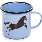 Seletti Чаша халба Seletti Wears Toiletpaper Horse емайлирана (16855)