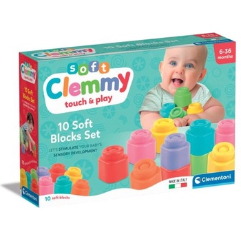 Clementoni Clemmy - меки кубчета, 10бр