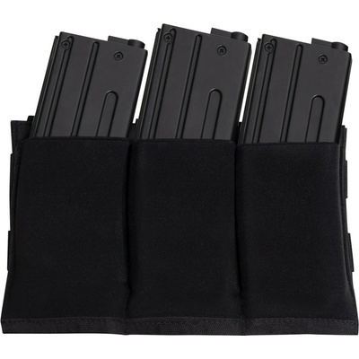 Rothco na 3 zásobníky Molle elastická otvorená čierna